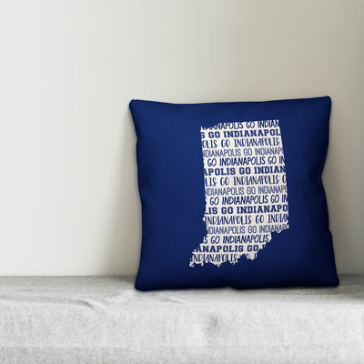 Indiana Go Team Throw Pillow