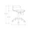Chaise de bureau ergonomique pour enfant - pivotante à 360 degrés, en cuir noir, hauteur réglable, dossier extra-large, aspect cuir.