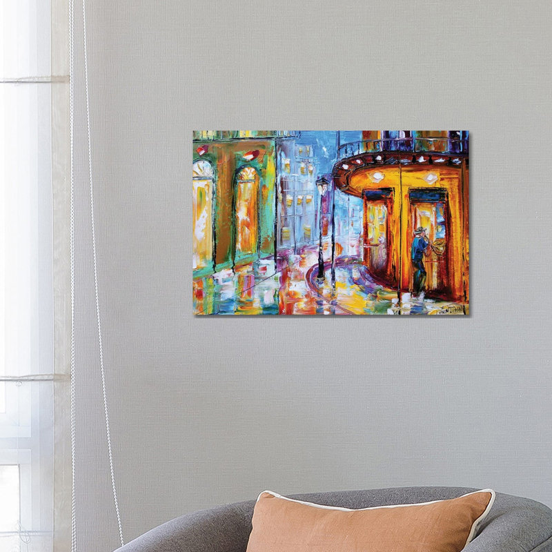 New Orleans 1 Piece Wrapped Canvas Painting, 66.04 cm H x 45.72 cm W x 1.91 cm D