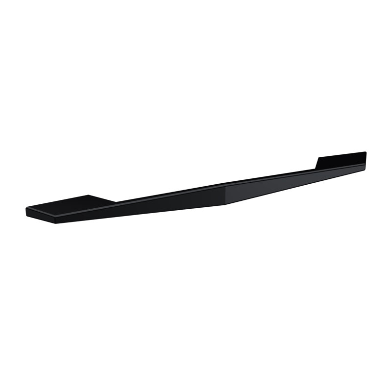 D Shaped 22 3/8cm Centre Bar Handle, Matt Black