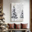 Silver Pines Square - Toile tendue avec châssis de qualité supérieure-1690626058