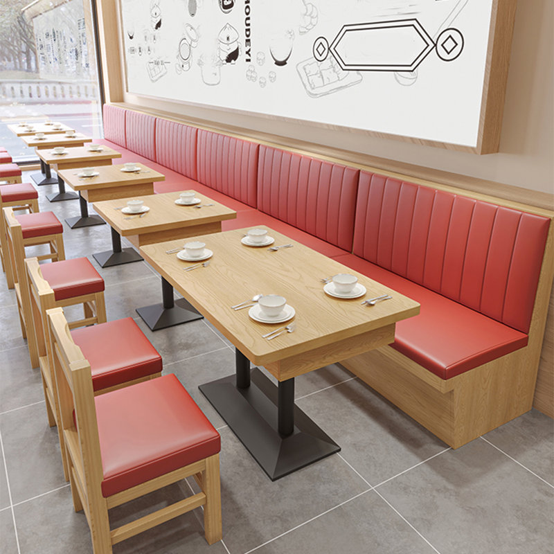 Banc rembourré en similicuir Nordic Modern