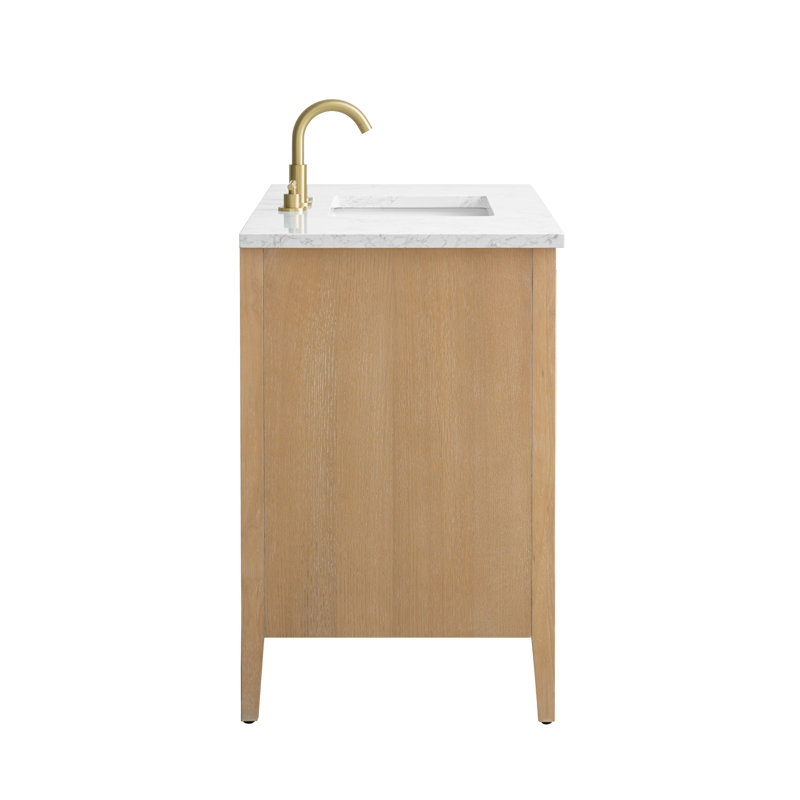 Emma 42" W Single Vanity, Classic Oak