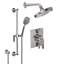 Rincon Bay 1.8 GPM Complete Shower System with Showerhead and Handshower on Slide Bar-238133038