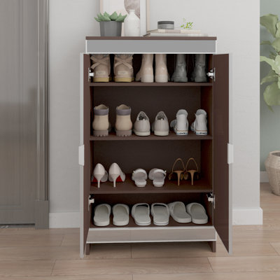 Elegant Mirrored Storage Cabinet With Versatile Functionality For Any Room