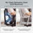 One-Touch Control Ergonomic Mesh Office Chair with 3-Level Recline Lock, Computer Chair with Adjustable Backrest & Lumbar Support & 3D Armrests & 3D Headrest-452578018-450151890