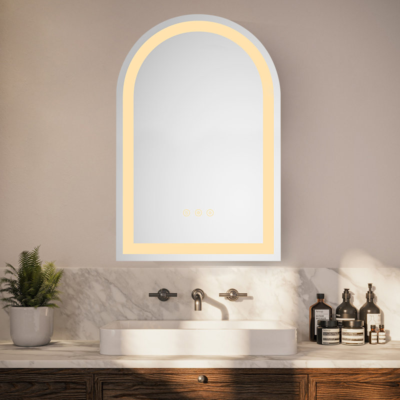 Miroir à DEL Vaulted, 30 po x 20 po
