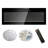Electric Fireplace 50 Inch, Remote Controlled, Abundant Flame & Colors, 5000 /H Heat, 11 Temp Ranges, Advanced Technology Inch Fireplace, Tempered Glass Front, Multiple 1400W Heating,-1393483214