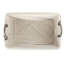 Shallow Lined Wicker Storage Basket-1837134214