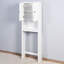Armoire de salle de bain pour salle de bain au-dessus de la toilette - spacieuse, tablette réglable, blanc, organisateur blanc 23,89 x 7,72 x 68,37