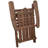 36" Classic Folding Wood Adirondack Chair-83825001