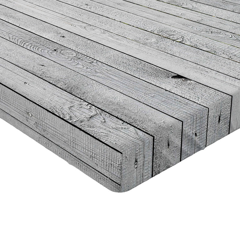 Drap-housse Ambesonne, paquet de 2, Drap-housse très grand californien, Bois gris / déclin 1