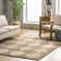 Godelinde Diamond Checkerboard Jute Natural Area Rug