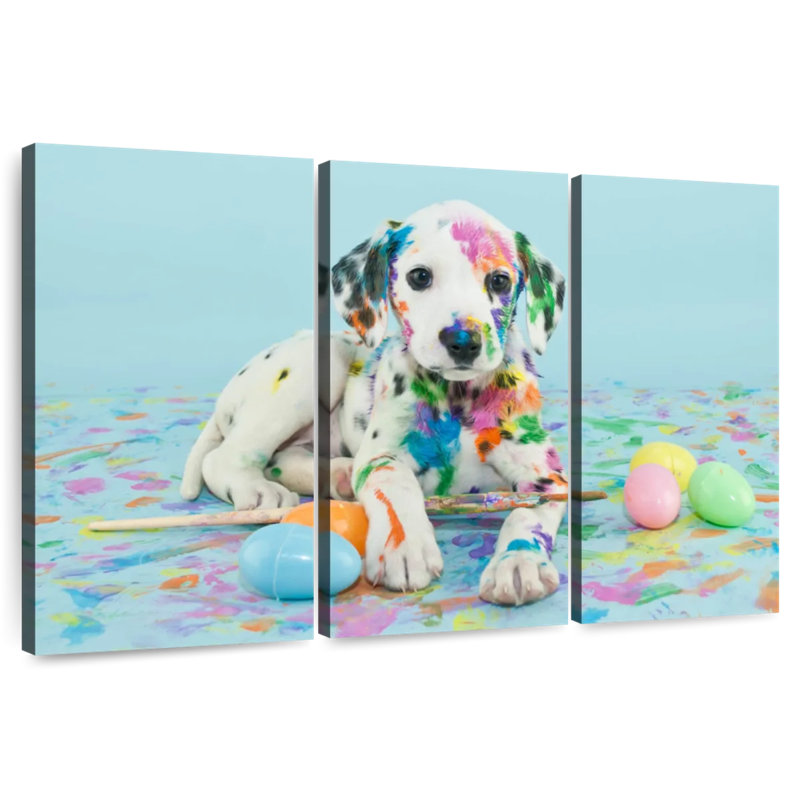 Brampt Easter Dalmatian Puppy, 20" H x 33" W