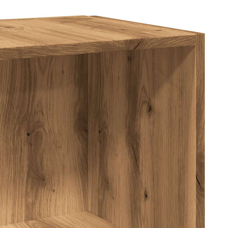 Amasya 33cm W Bookcase, (4 shelves) 165cm H x 33cm W x 33cm D, Artisan oak