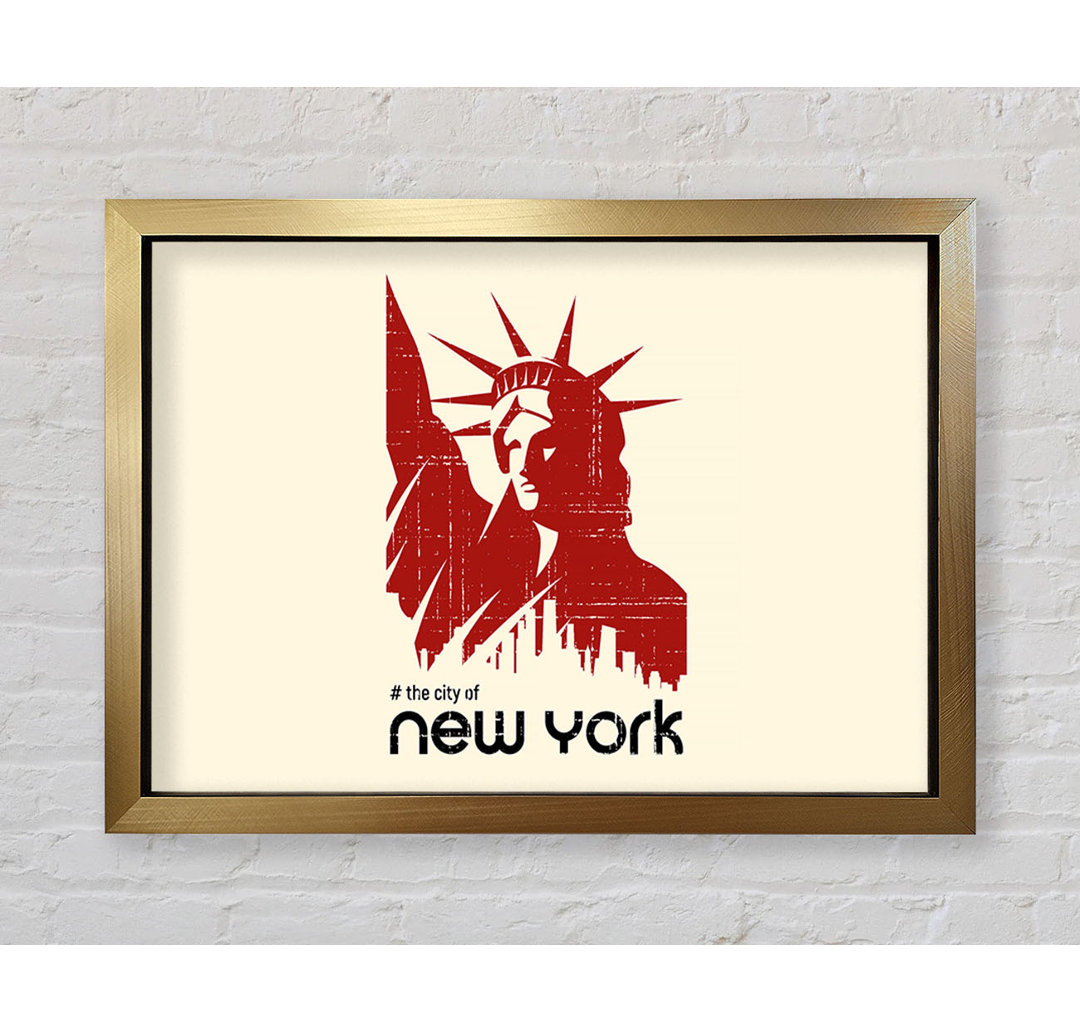 Glasbild Statue Of Liberty