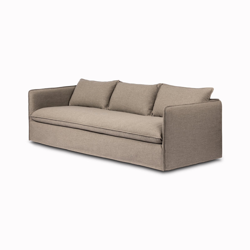 Andre Outdoor 3 - Seat Patio Sofa, Alessi Fawn