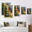 «Video Game Peinture of Abandonné Building», reproduction d'art sur toile-911484527-911484526