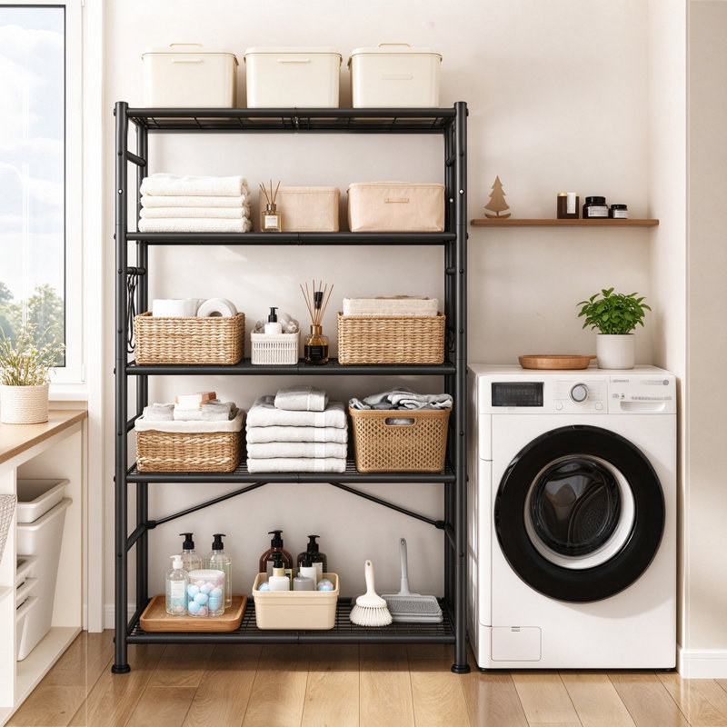 90 cm W Steel Shelving Unit, 5-Tier 90W*30D*183H