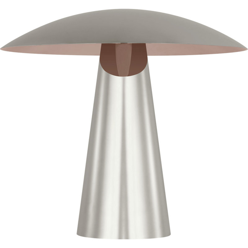 Aegis Medium Table Lamp, Polished Nickel