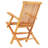 Pavonea 6 - Person Teak Wood Patio Dining Set with Rectangular Table-1160319098