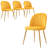 Velvet Upholstered Stacking Side Chair-748443230