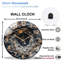 Horloge murale avec horloge murale 12 po