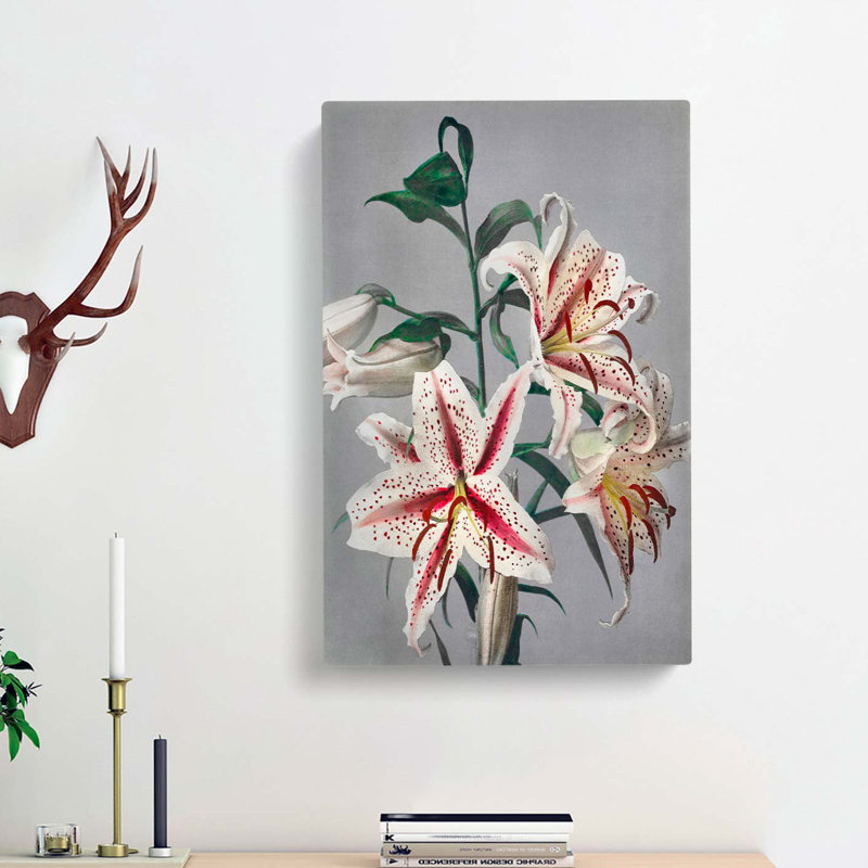 Pretty Lilies by Kazumasa Ogawa - Wrapped Canvas, 60cm H x 40cm W x 3cm D