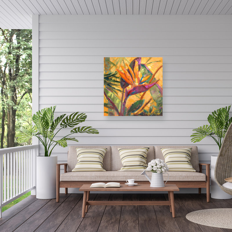 Nanette Oleson, toile d'extérieur «Splash Of The Tropics I», H 18 po x l 18 po x P 1,5 po
