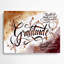 Art mural en métal beige, "Thanksgiving Thankfulness"-1102820663