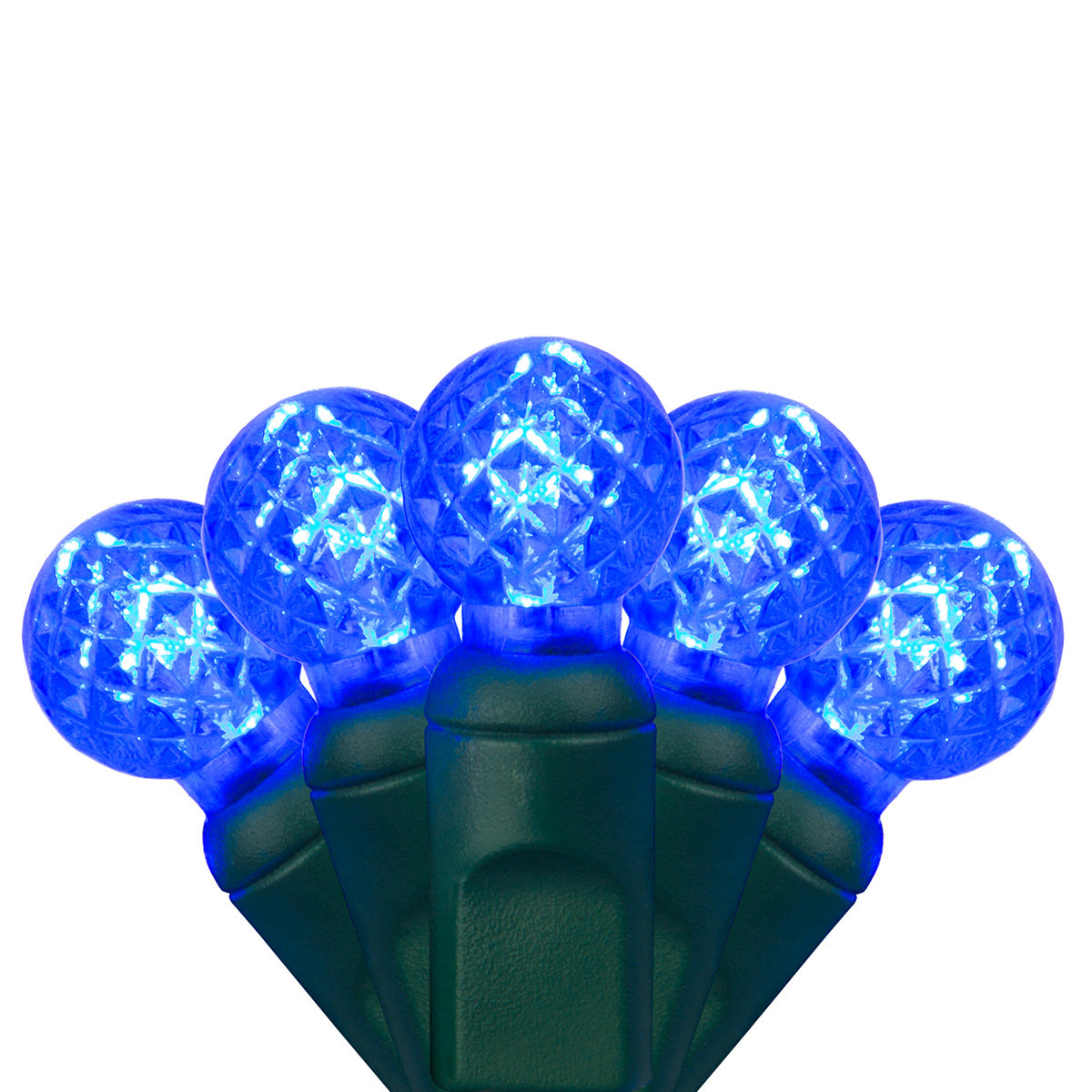 70-Light LED Mini Globe String Lights, Blue