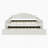 Full Size Upholstery Daybed Frame with Shall Shaped Backrest and Trundle Guest Bed-853442381