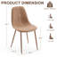 Chaise rembourrée en similicuir Kavi -1422941243