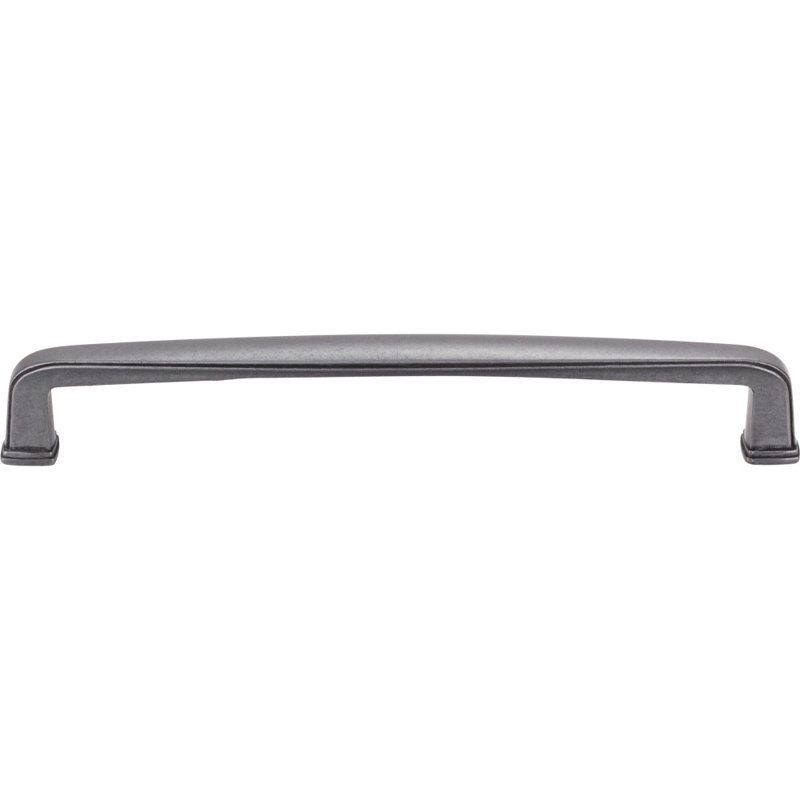 Milan II Bar Pull, Gun Metal, 6 5/16"