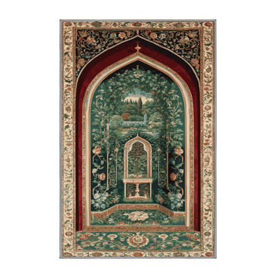 Tapis brun lavable à la machine