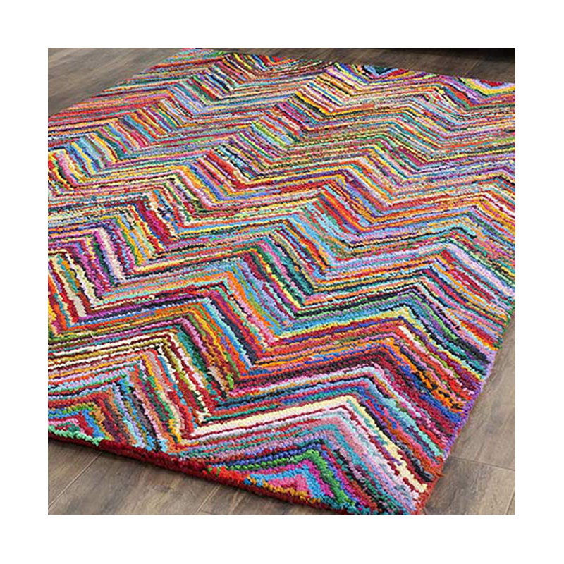 Barnes Hand Tufted Multi-Colored Area Rug, Runner 2'3" x 9'