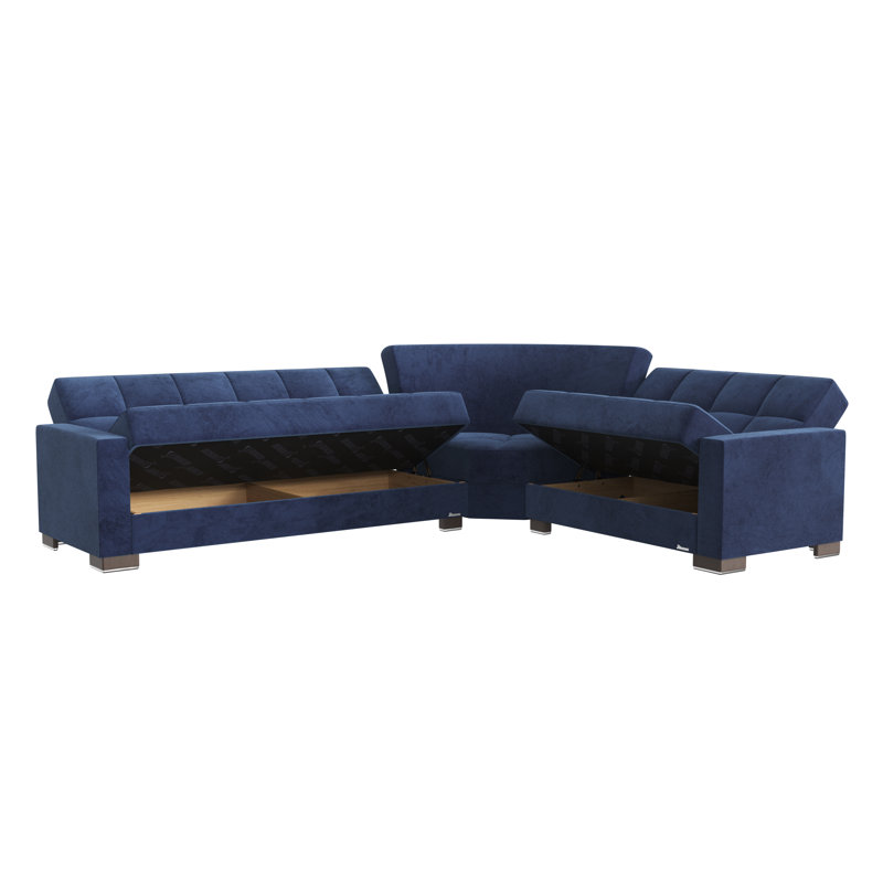 Canapé modulaire rembourré avec rangement PrimeNest NimbusFlow
