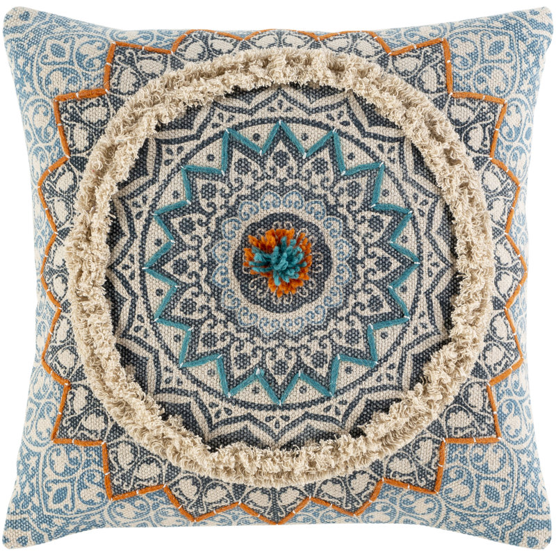 Housse de coussin en coton Fallsburg, 20 po x 20 po, Duvet