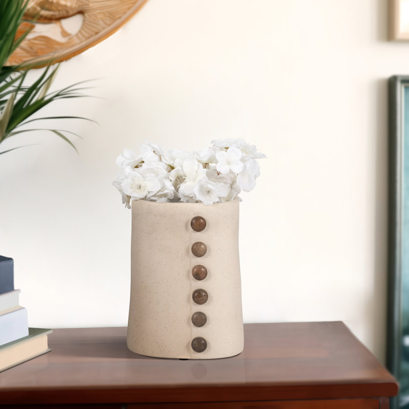 Kewarra Handmade Table Vase, 9" H x 7" W x 5" D