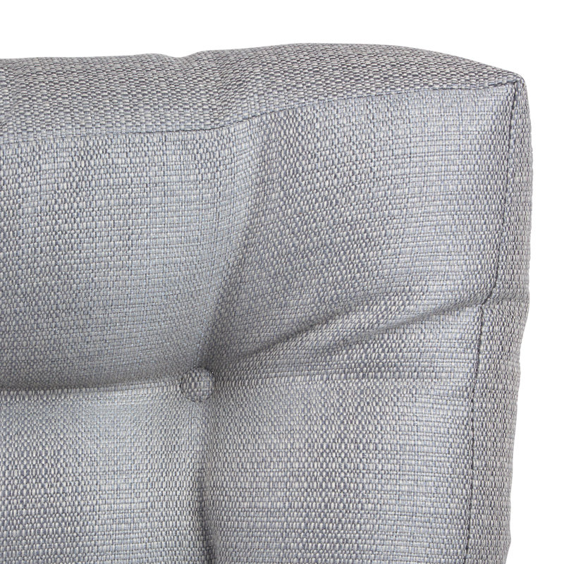 Non-Slip Square Extra Thick Floor Cushion, Gray