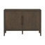 Buffet de ferme 47,25 pouces avec placage de pin et 2 portes-2034227036
