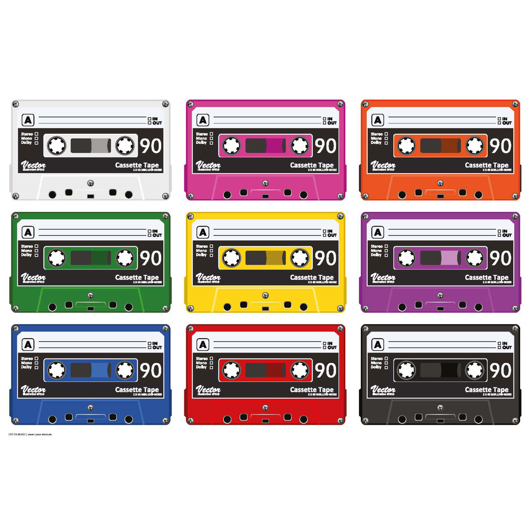 Schreibtischunterlage Cassettes