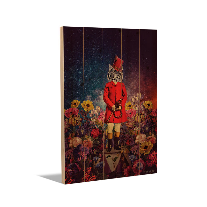 Reproduction d'art mural en bois - L'heure magique par Erika C. Brothers
