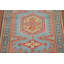 Light Blue Geometric Traditional Indian Accent Rug 3x5