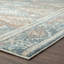 Tapis bleu à motif géométrique Lussi-59388709