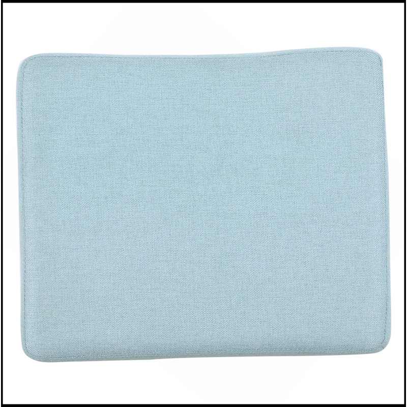 Ensemble de 2 tabourets de bar à hauteur de comptoir sans dossier 26,75 po, Bleu clair