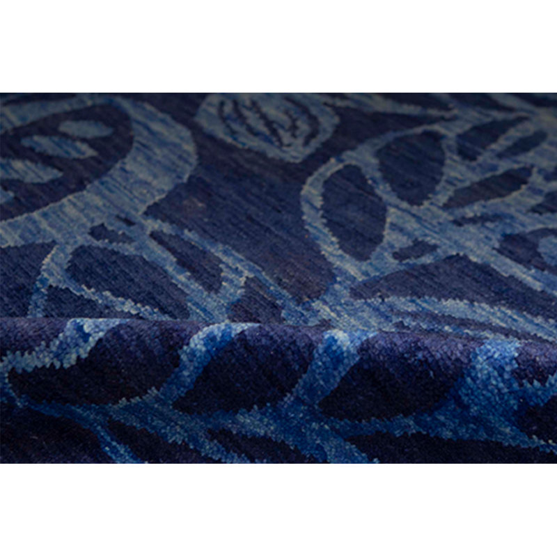 Hand Woven Wool Floral Area Rug