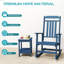 Ensemble de 2 chaises berçantes d'extérieur surdimensionnées-360946969