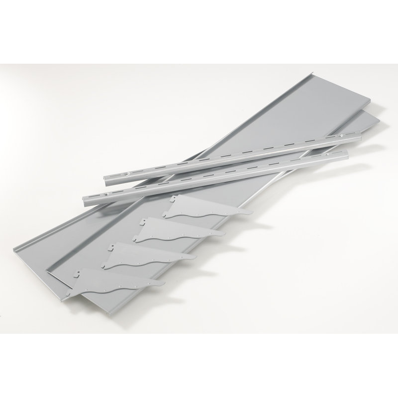 Tablette 2 pièces Chyrisse, Titane, H 24 po x l 36 po x P 7 po