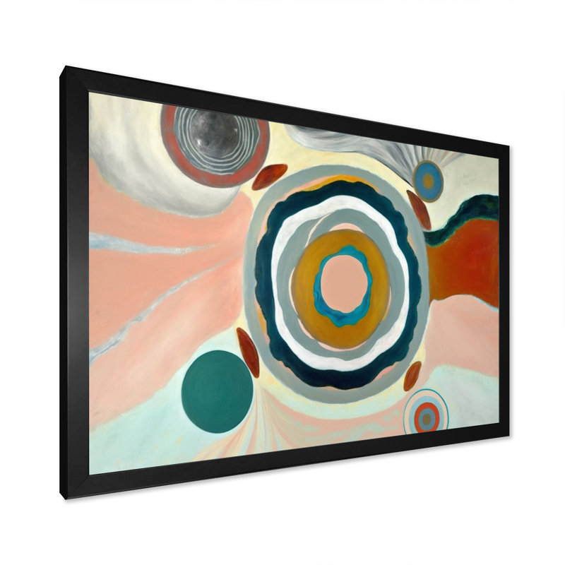 Sagesse mystique Terra Rosa VI 54, Toile avec cadre photo noir, L 32 po x H 24 po